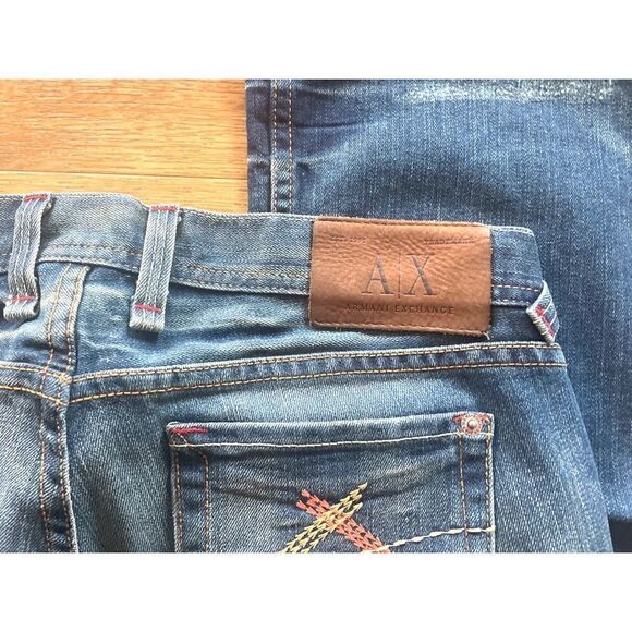 Armani Exchange Women Jeans. Size 10 Regular Straight Jeans Blue - Picture 8 of 10